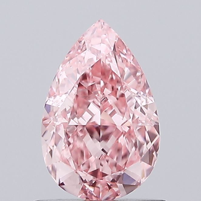 PEAR 1.06ct Fancy Vivid Pink VVS2 – EX EX STG