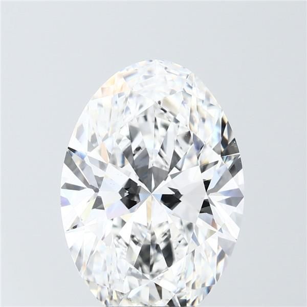 6.09 ct. oval Lab Grown Diamond front image