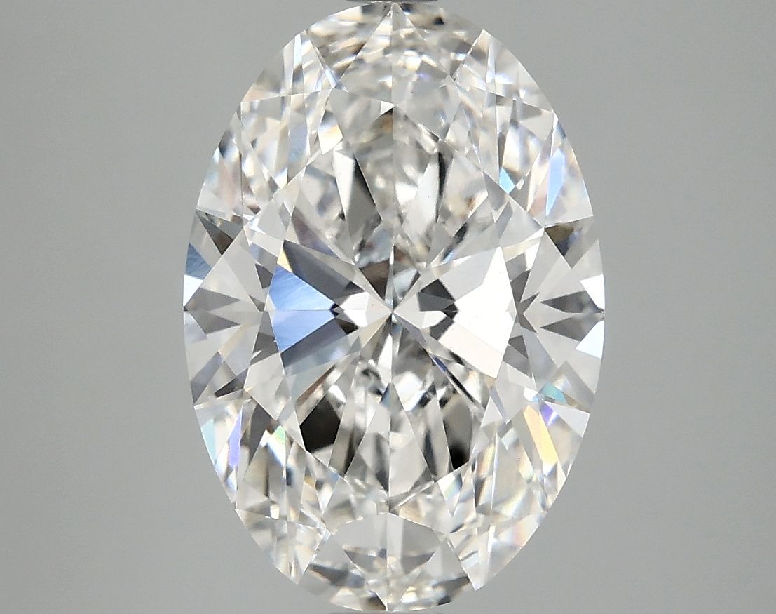 3.92 ct. oval Lab Grown Diamond front image