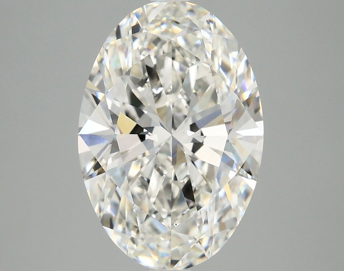 3.85 ct. oval Lab Grown Diamond front image
