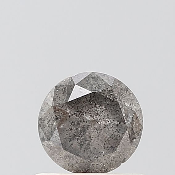 0.61 Carat Round Diamond Salt and Pepper VS1