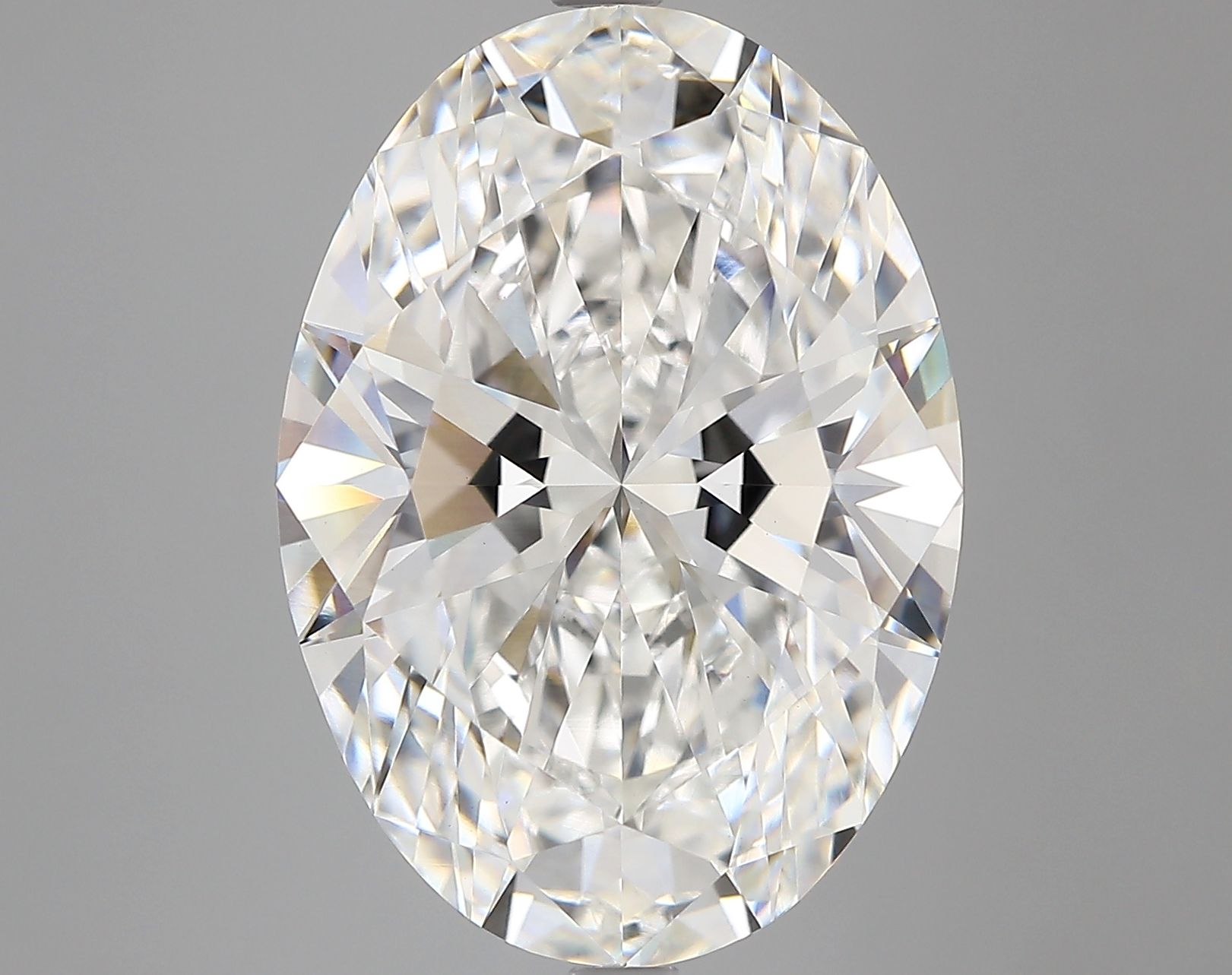 9.10 ct. oval Lab Grown Diamond front image