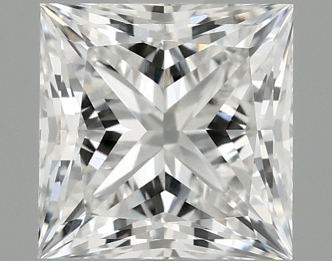 2.10 ct. princess Lab Grown Diamond front image
