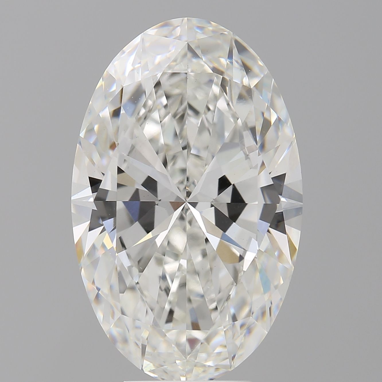 7.06 ct. oval Lab Grown Diamond front image