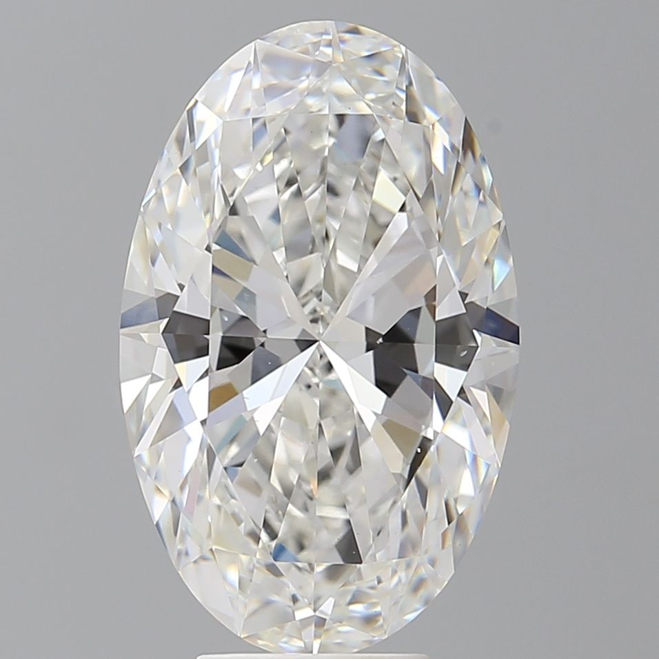 6.51 ct. oval Lab Grown Diamond front image