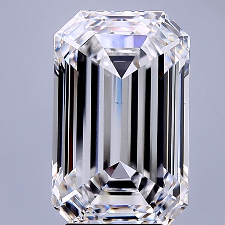 5.21 ct. emerald Lab Grown Diamond front image