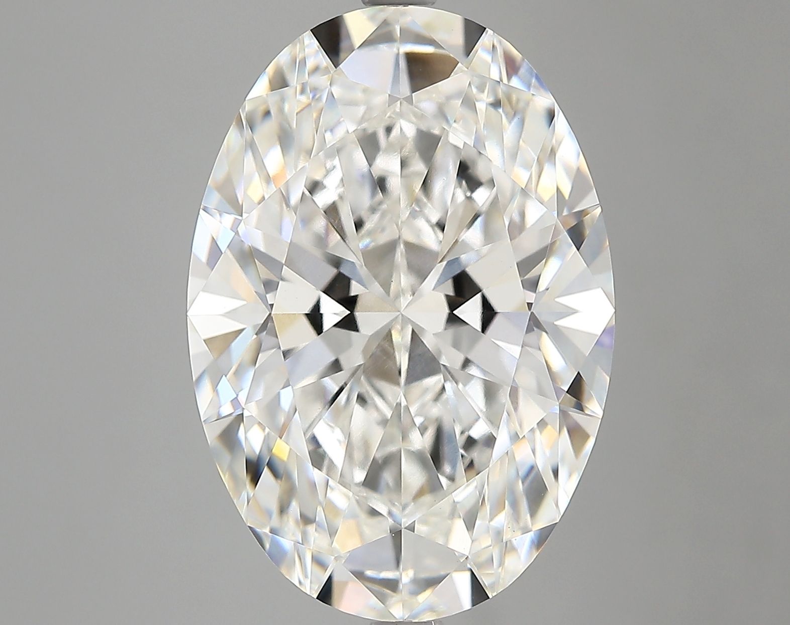 8.08 ct. oval Lab Grown Diamond front image