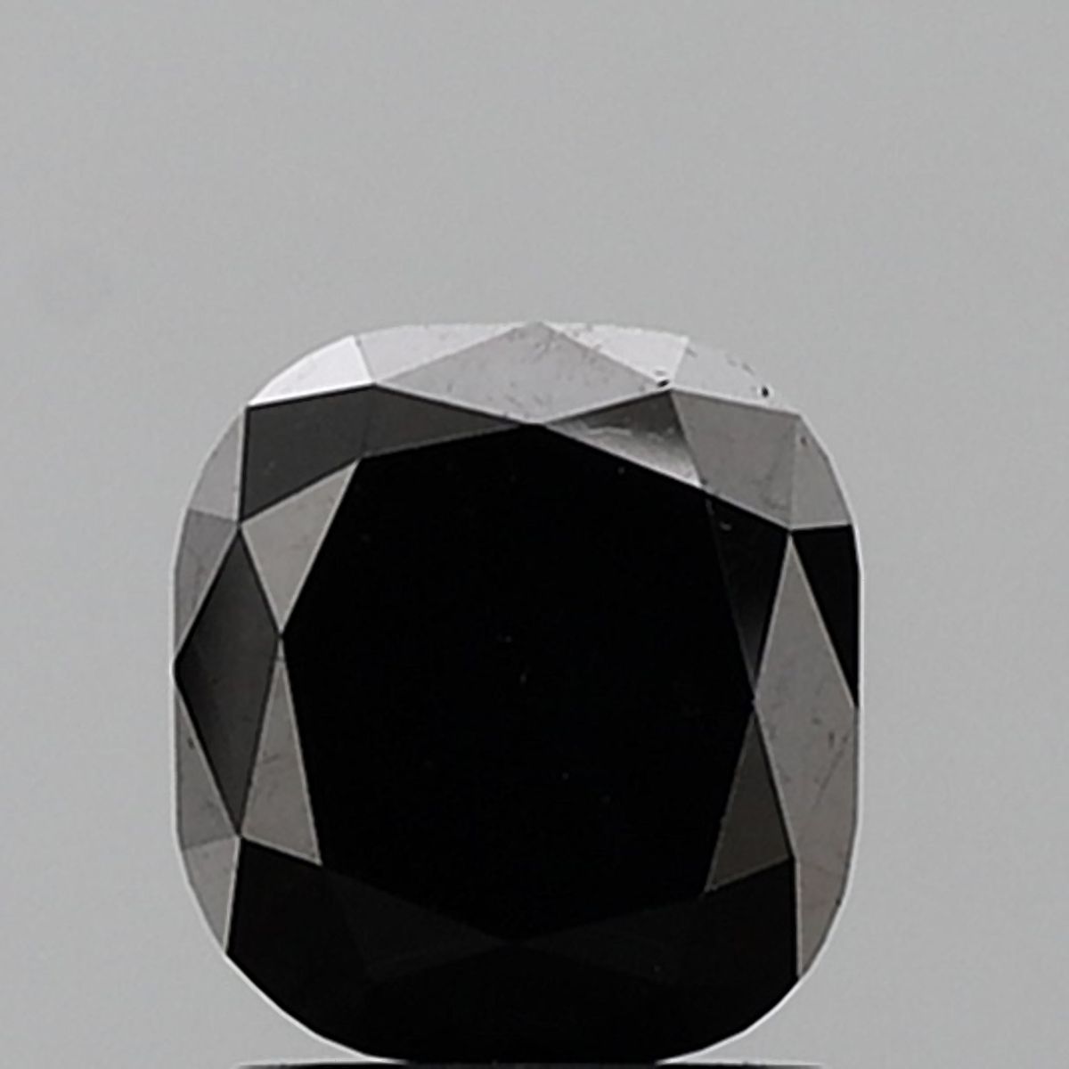 2 Carat Cushion brilliant Diamond Black VVS2