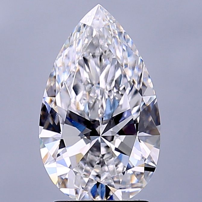 2.10 ct. pear Lab Grown Diamond front image