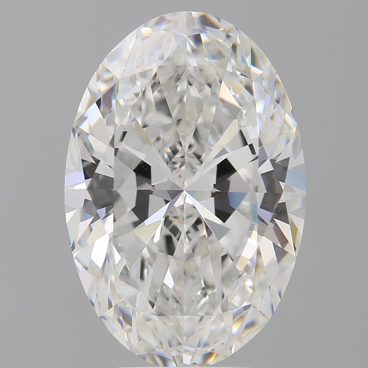 7.04 ct. oval Lab Grown Diamond front image