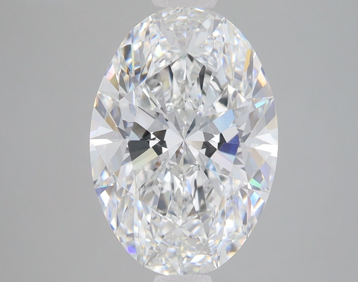 3.99 ct. oval Lab Grown Diamond front image