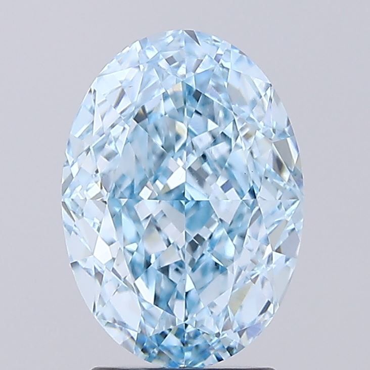 3.14 ct. oval Lab Grown Diamond front image
