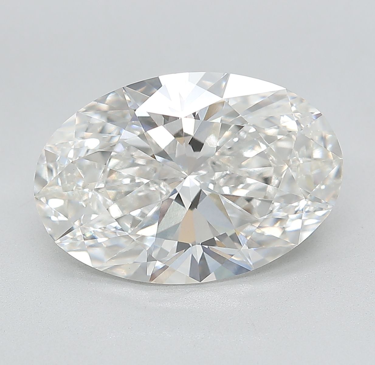 5.65 ct. oval Lab Grown Diamond front image