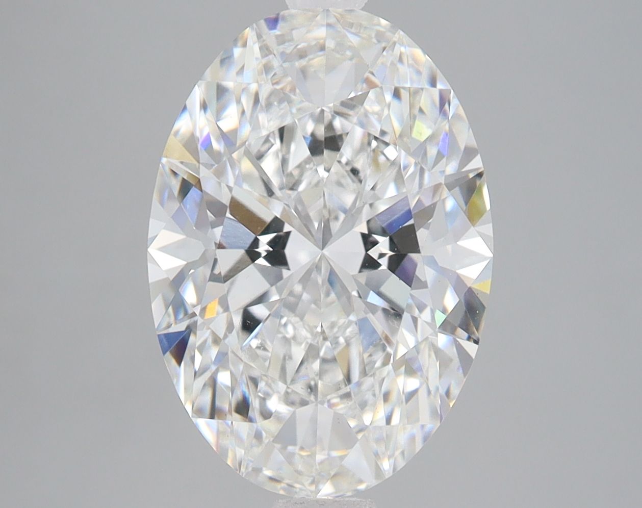 4.57 ct. oval Lab Grown Diamond front image