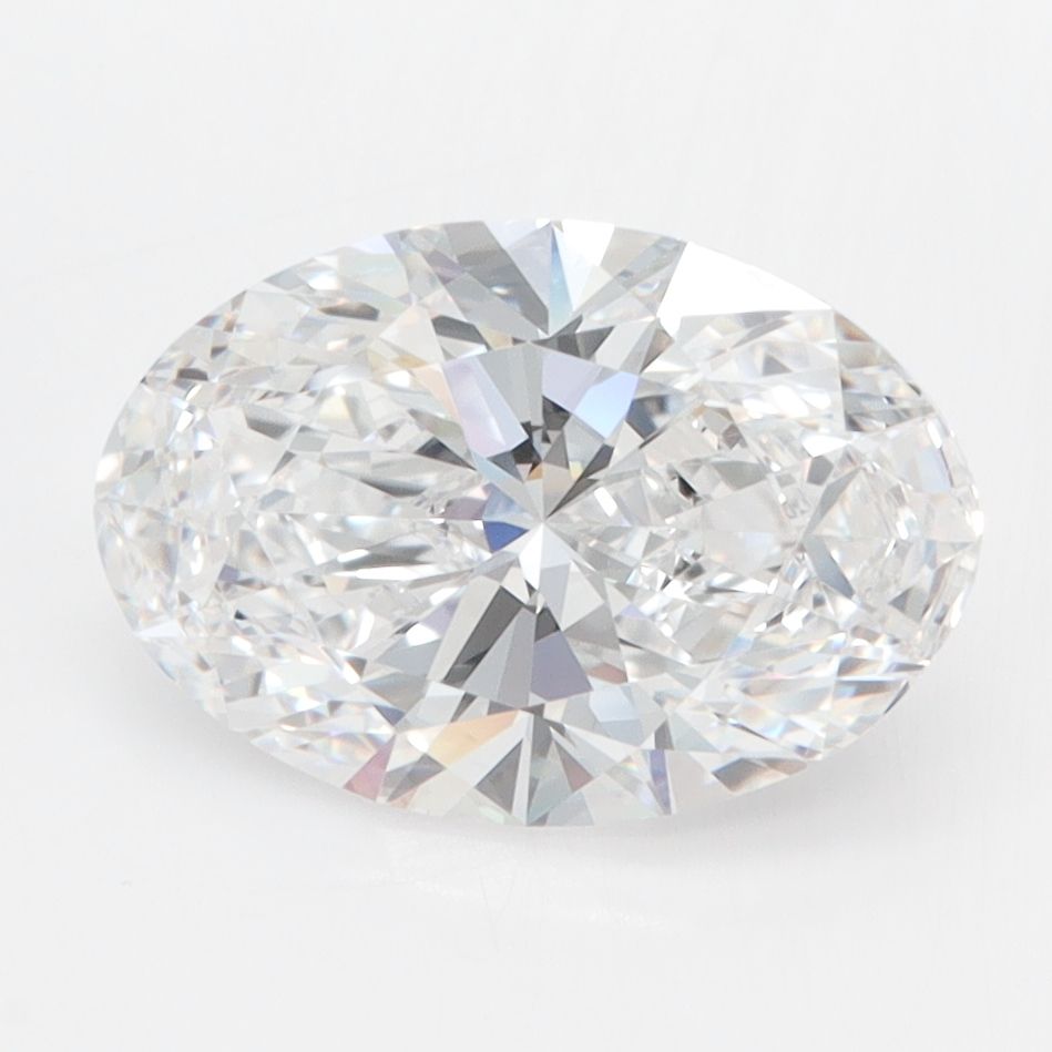 Diament LG owalny, 2.4 ct, D, IF