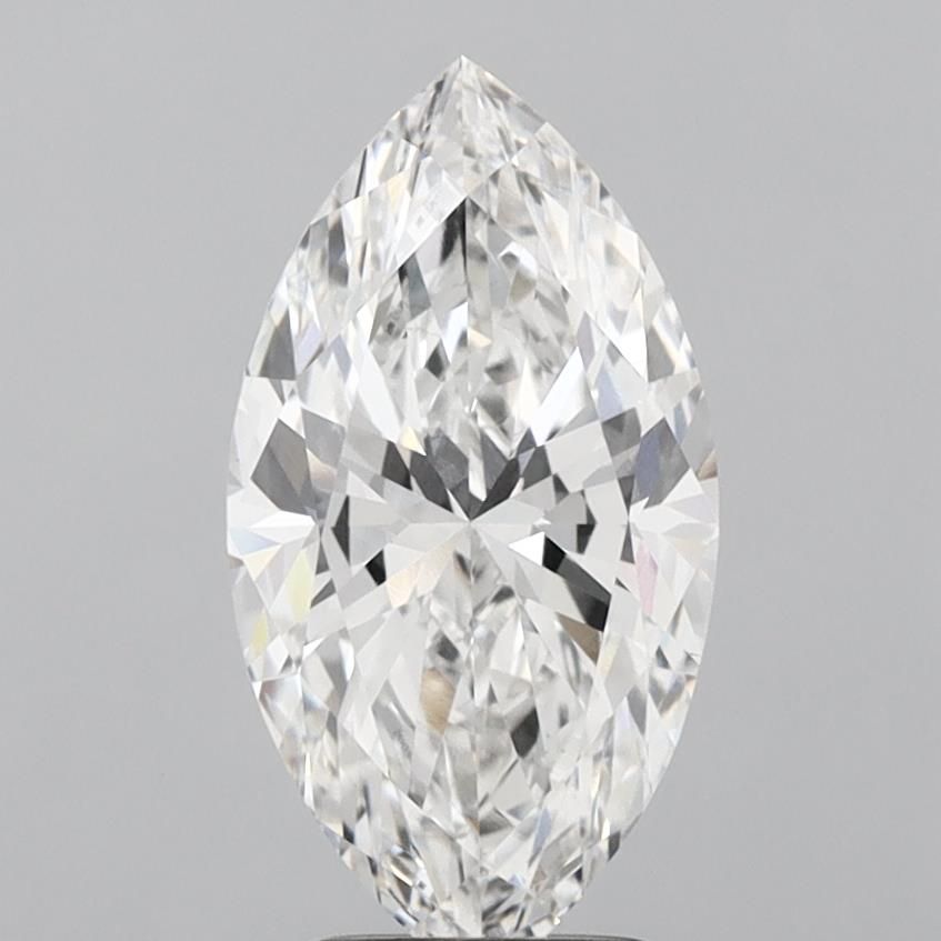 3.08 carat f VVS2 EX Cut IGI marquise diamond