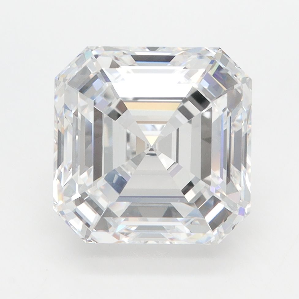 Diament LG asscher, 4.09 ct, D, IF