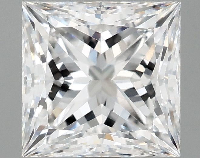 2.10 ct. princess Lab Grown Diamond front image