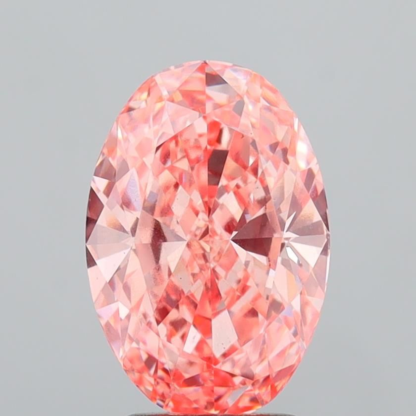 3.22 ct. oval Lab Grown Diamond front image