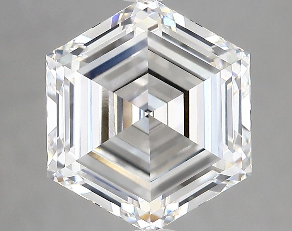 4.17 ct lab-grown Hexagonal Diamond