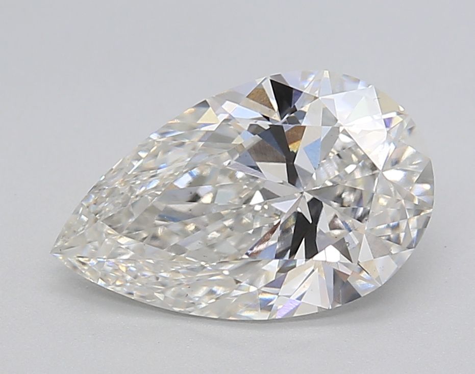 Diament LG gruszka, 2.1 ct, G, VS1