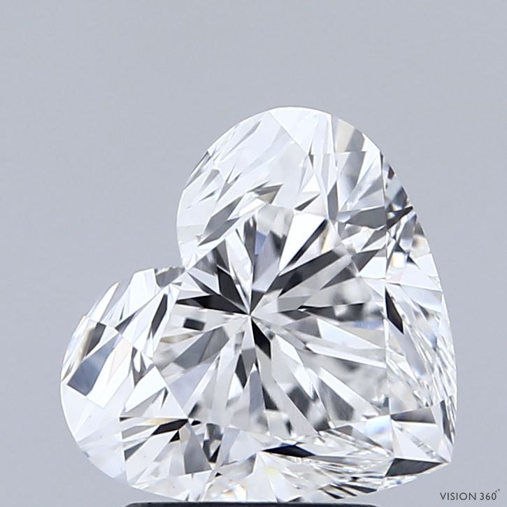 2.56 ct. heart Lab Grown Diamond front image