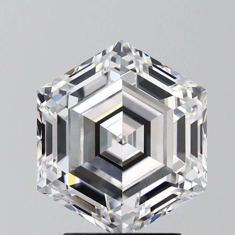 3.08 ct lab-grown Hexagonal Diamond
