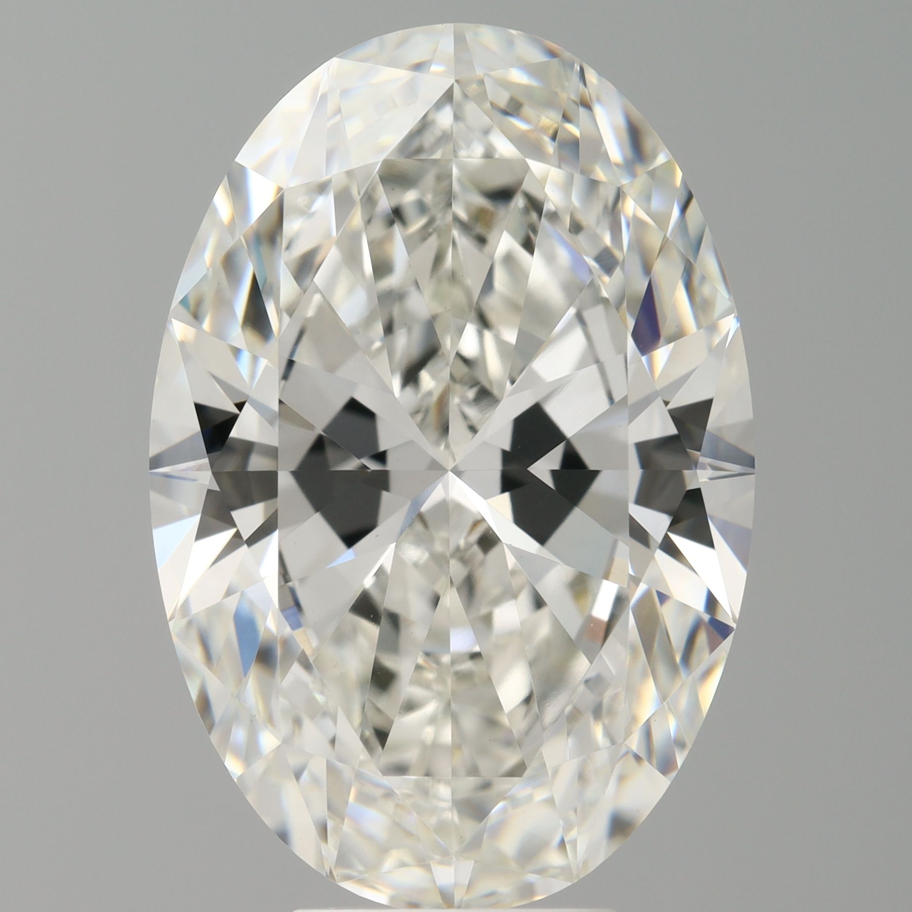 7.58 ct. oval Lab Grown Diamond front image