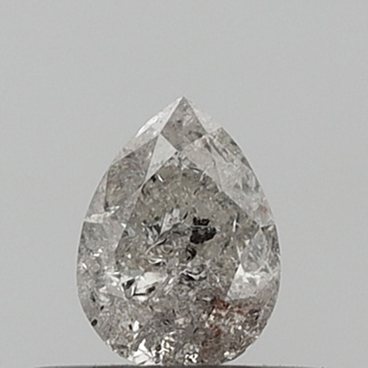0.35 Carat Pear Diamond Salt and Pepper VS1
