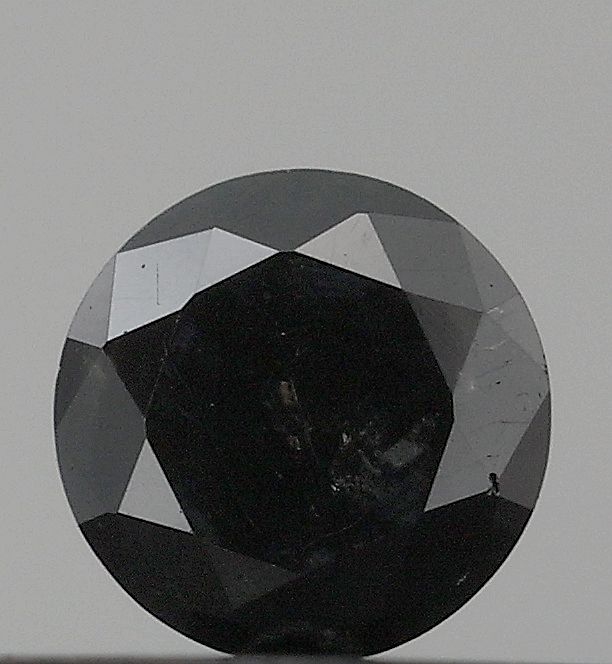 1.15 Carat Round Diamond Fancy Black VS1