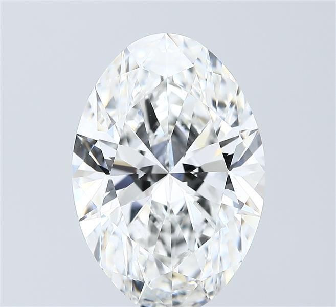 6.08 ct. oval Lab Grown Diamond front image