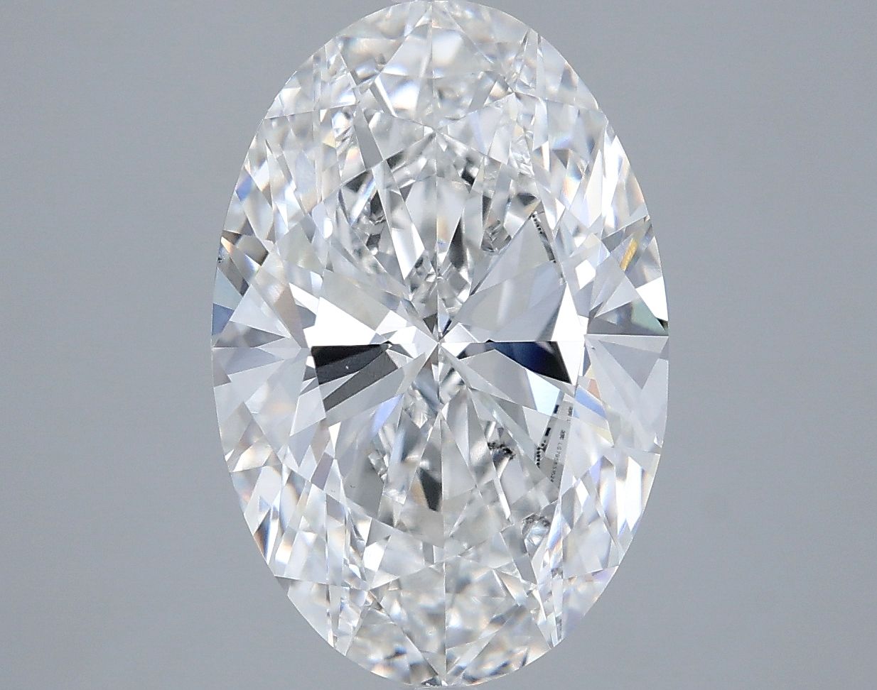 5.53 ct. oval Lab Grown Diamond front image