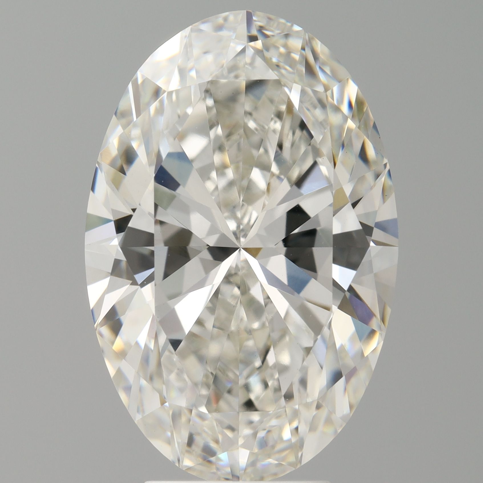 6.01 ct. oval Lab Grown Diamond front image