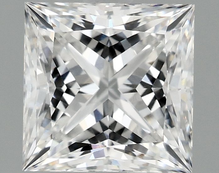 2.10 ct. princess Lab Grown Diamond front image