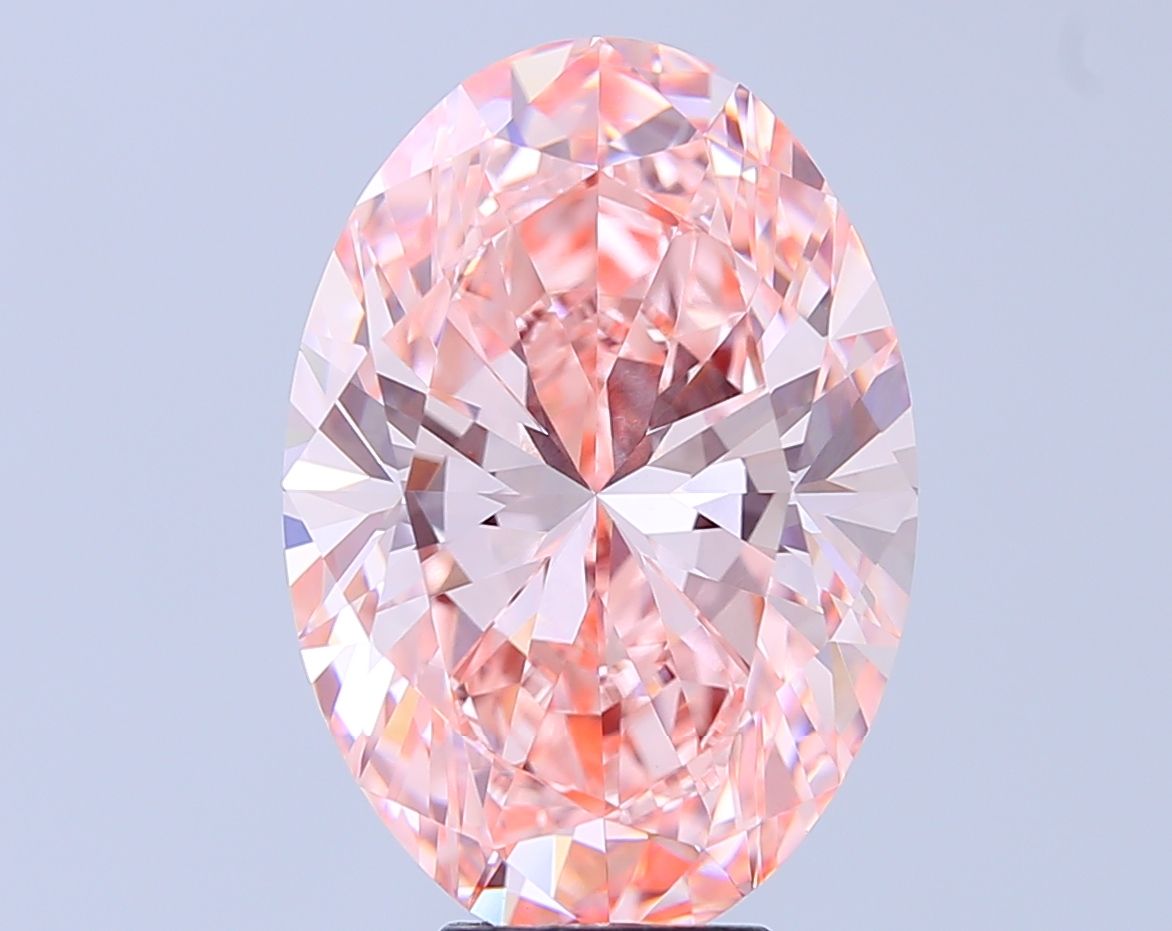8.06 ct. oval Lab Grown Diamond front image