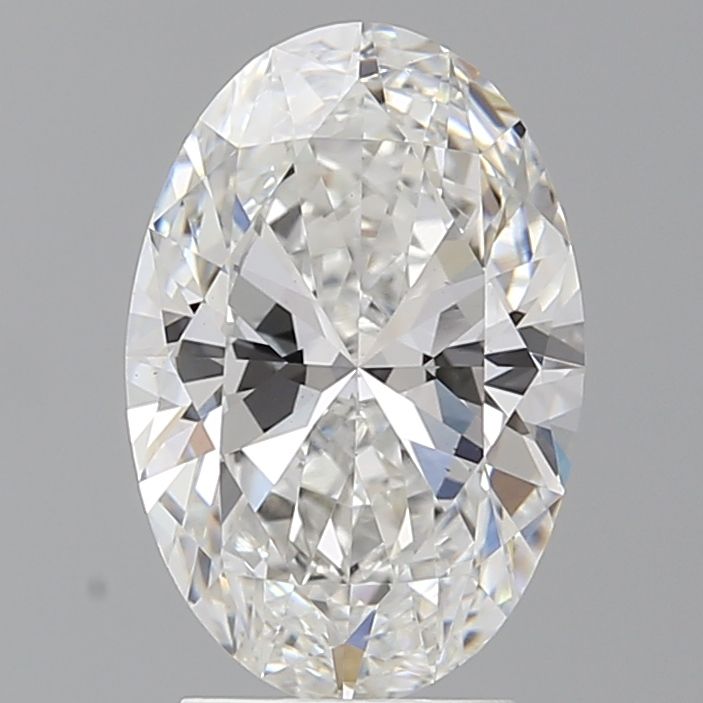 2.96 ct. oval Lab Grown Diamond front image