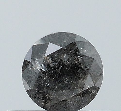 0.34 Carat Round Diamond Salt and Pepper VVS2