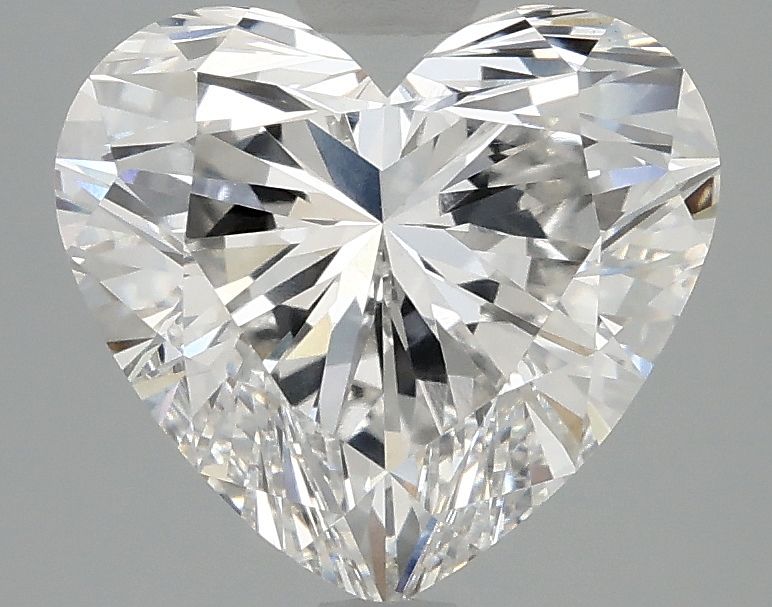 3.08 carat f VS1 EX Cut IGI heart diamond