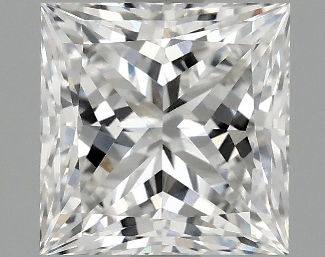 2.10 ct. princess Lab Grown Diamond front image