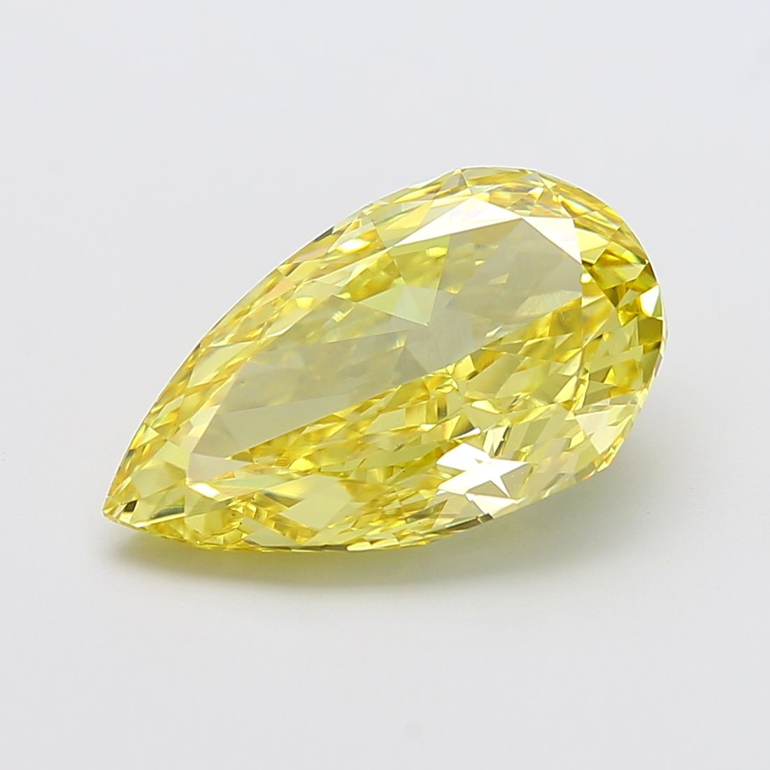 9.01 ct. pear Lab Grown Diamond front image