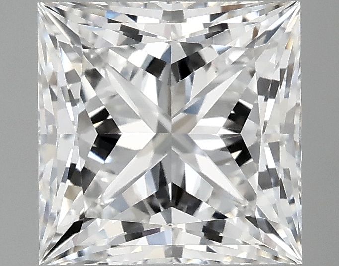 2.10 ct. princess Lab Grown Diamond front image