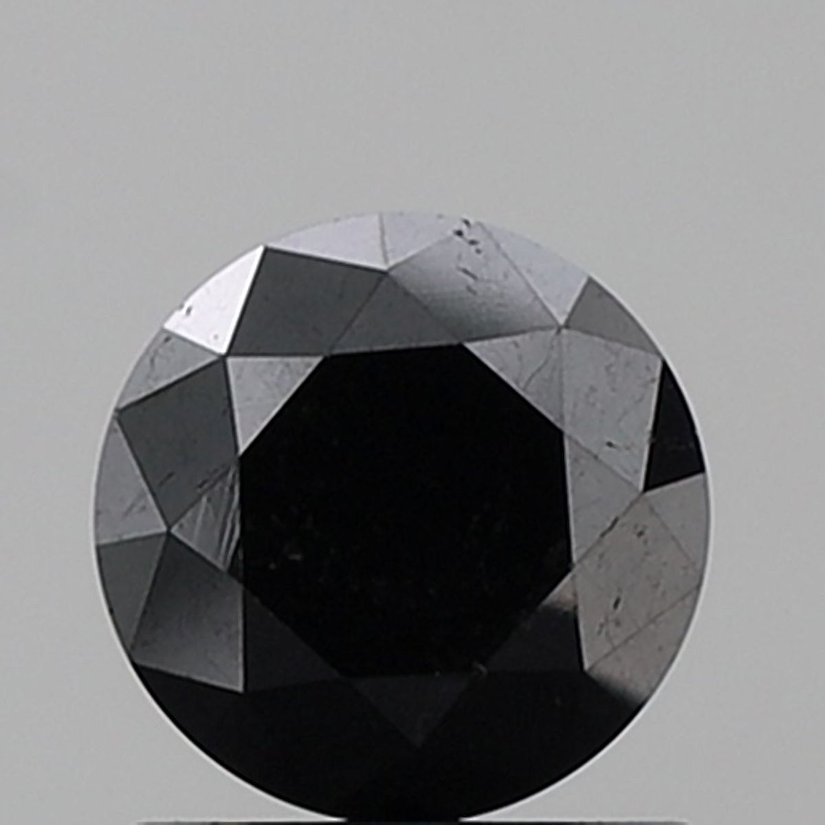 1.26 Carat Round Diamond Fancy Black VVS2
