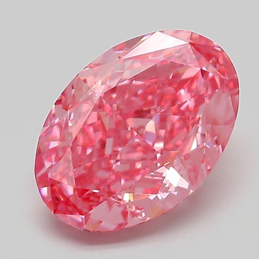 3.07 ct. oval Lab Grown Diamond front image