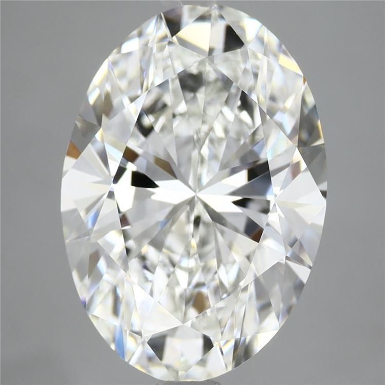 6.02 ct. oval Lab Grown Diamond front image