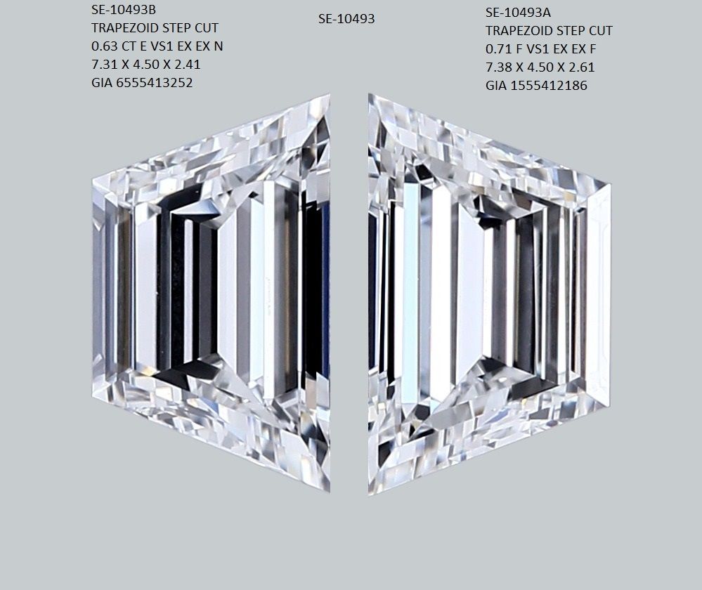 0.63 ct Trapezoid Diamond