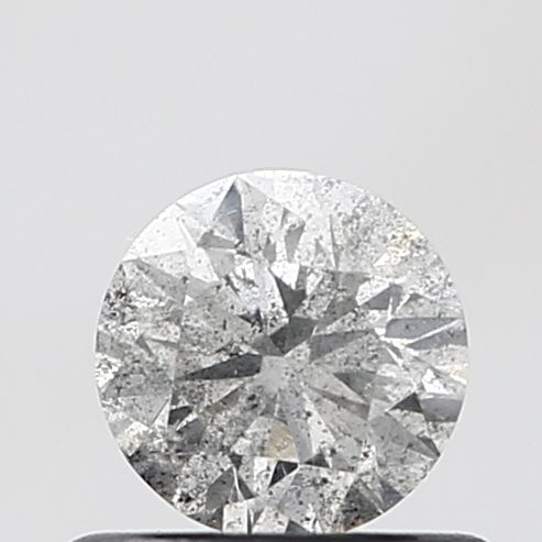 0.51 Carat Round Diamond Salt and Pepper VVS1