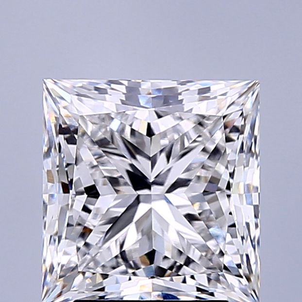 3.41 ct. princess Lab Grown Diamond front image