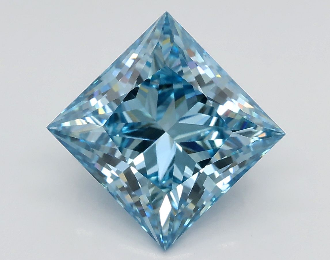 3.02 ct. princess Lab Grown Diamond front image