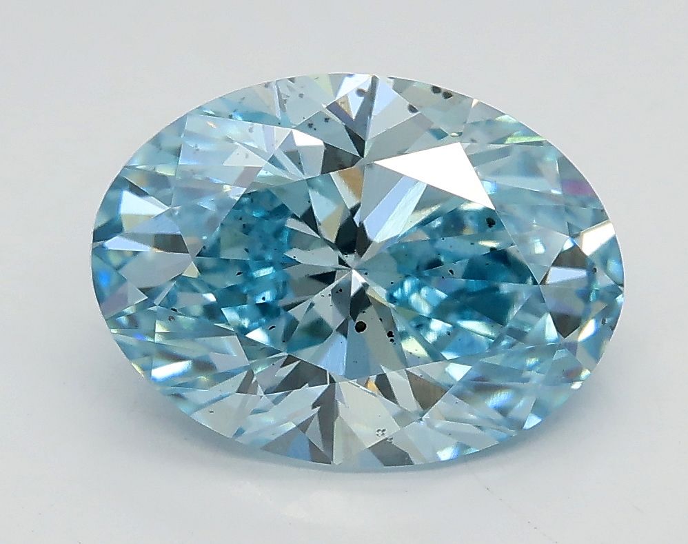 2.70 ct. oval Lab Grown Diamond front image