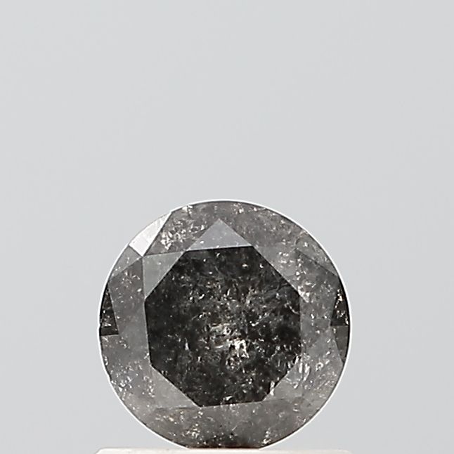 0.63 Carat Round Diamond Salt and Pepper VS1